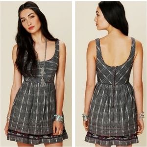 Free People New Romantics Weather Vane Ikat Dress